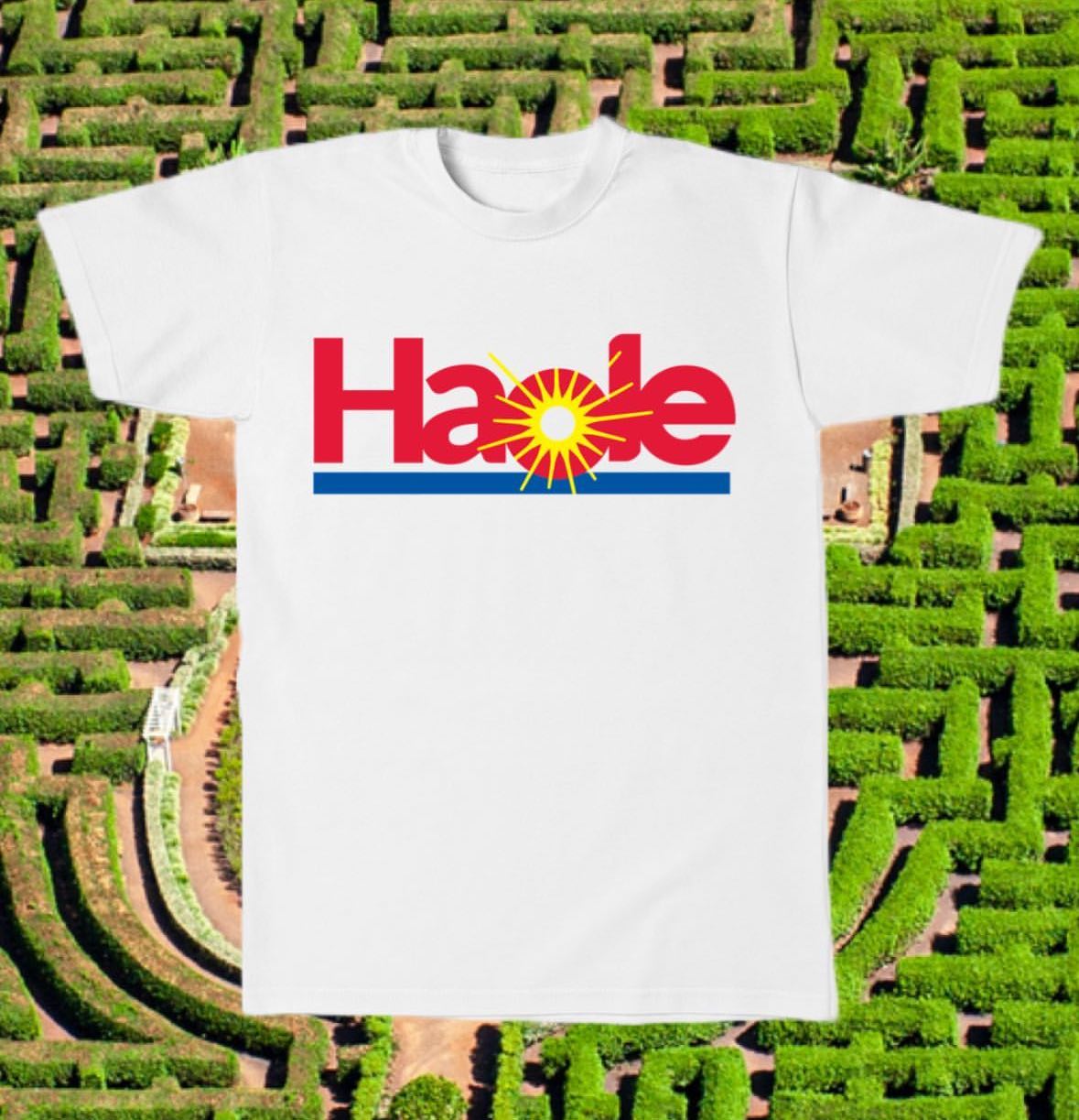 Happy Haole White Tee (PRE-ORDER)